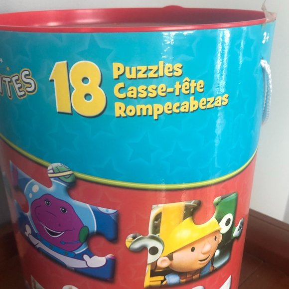 **New**Puzzle Barrel - 18 Puzzle of Kids Favorites - Picture 2 of 7